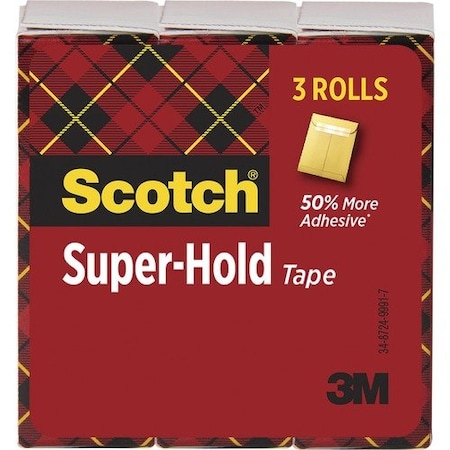 3M Commercial Tape, Super-Hold, 0.75in X1000 MMM700K3